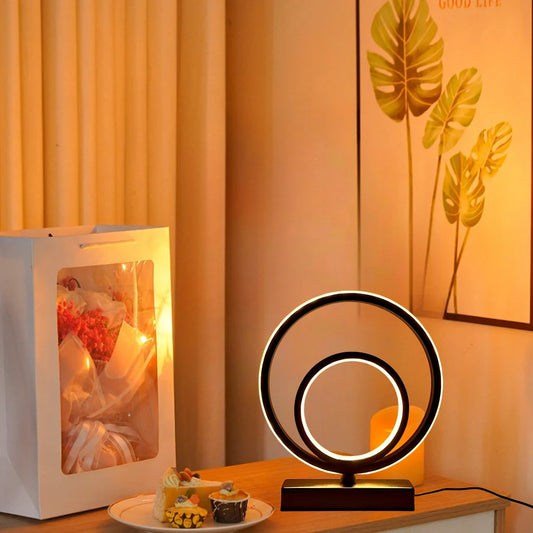 Modern Bedroom Desk Lamp Minimalist Living Room Study Creative Personality Tricolor Decorative Desk Lamp
